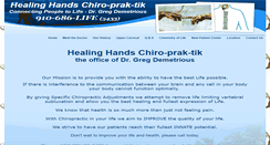 Desktop Screenshot of healinghandschiropraktik.com